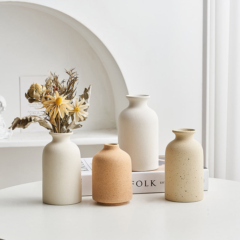 Vaso de Cerâmica Decorativo - Estilo e Elegância para Seu Ambiente - Decora Byte