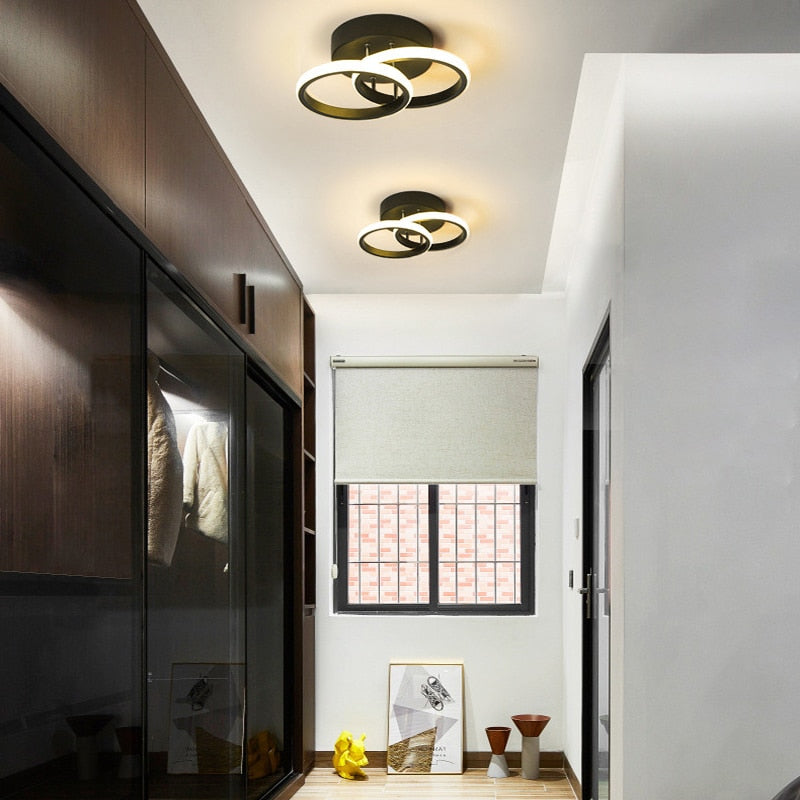 Lustre Para Sala Moderno em LED - Design Abstrato e Iluminação Eficiente para Ambientes Elegantes - Decora Byte
