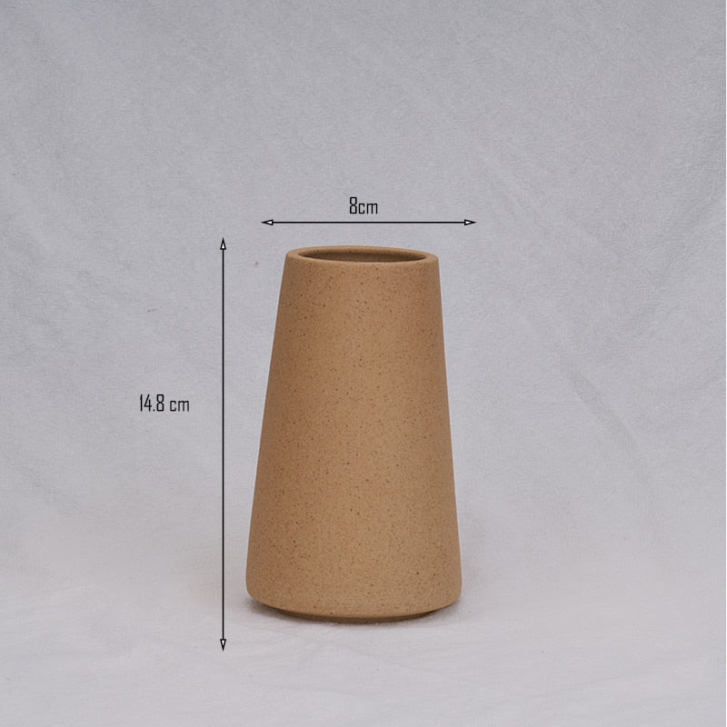 Vaso de Cerâmica Decorativo - Estilo e Elegância para Seu Ambiente - Decora Byte