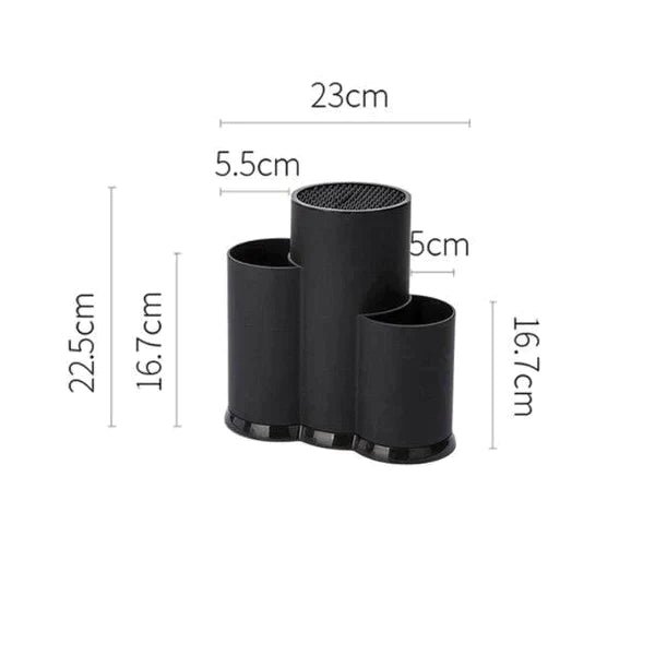 Porta Talher de Pia em Aço Inox - Organização com Elegância